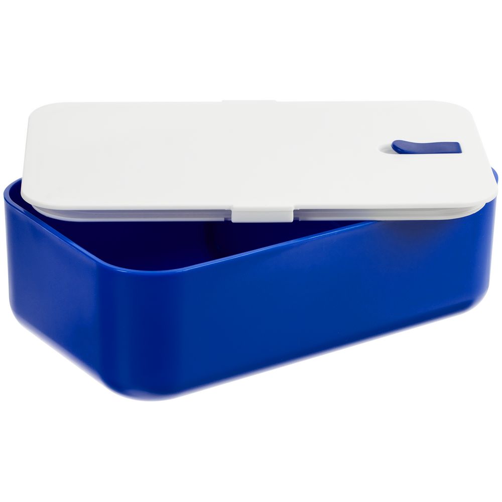 Ланчбокс Lunch Hour, белый с синим — изображение 4
