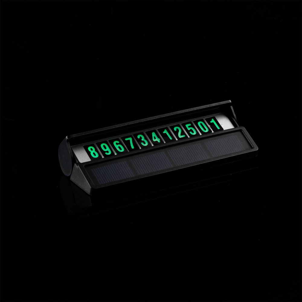 Парковочная визитка Litera Solar, черная — изображение 12