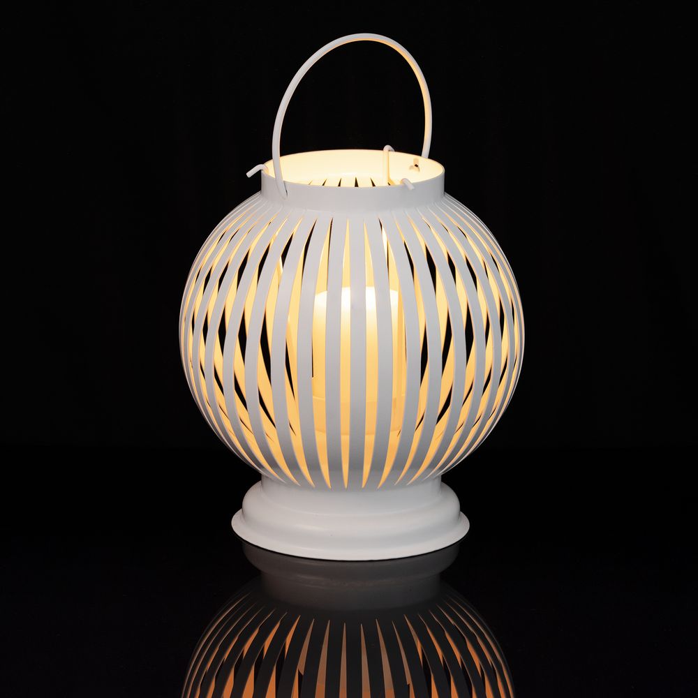 Интерьерный фонарь-подсвечник Villatic, средний, белый — изображение 9