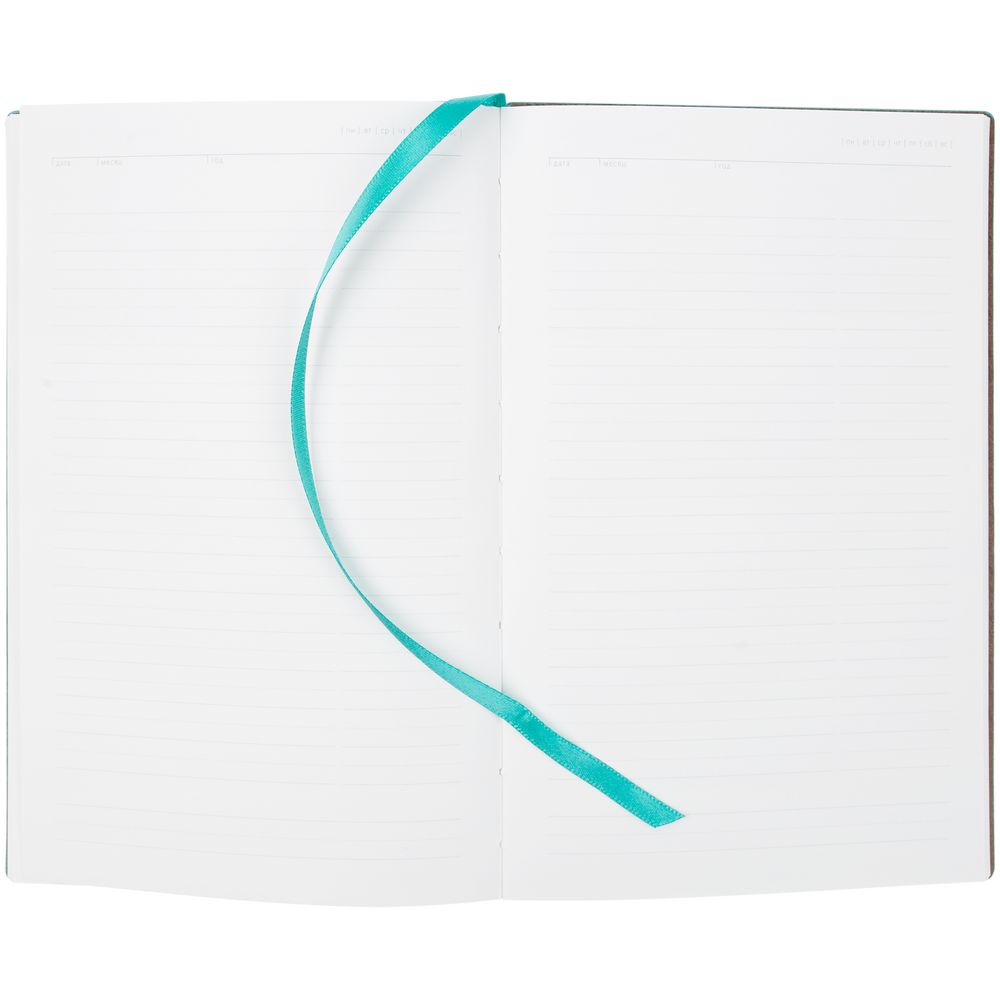 Ежедневник Kroom, недатированный, бирюзовый — изображение 5
