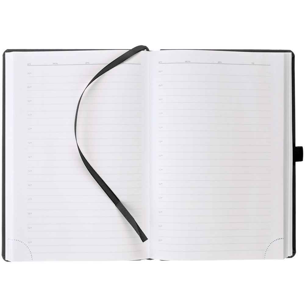 Ежедневник Favor Gold, недатированный, черный — изображение 5