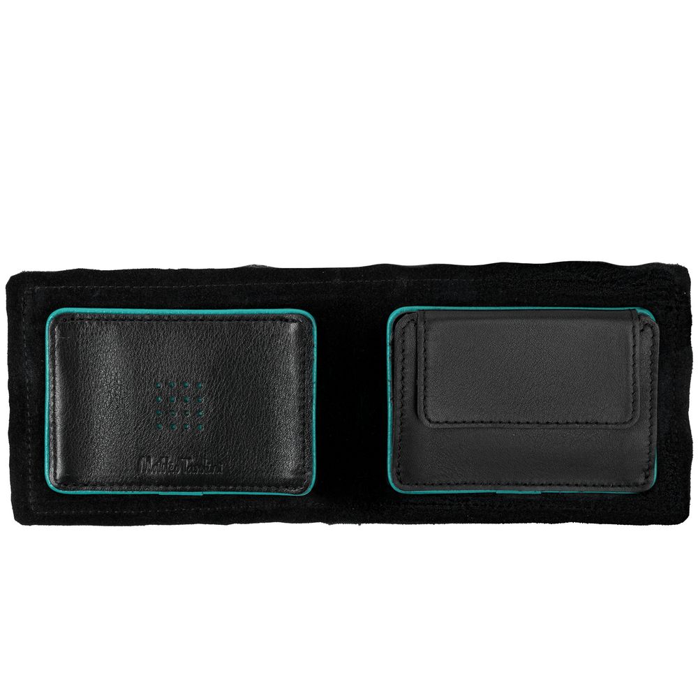 Кошелек Partinico, черный с бирюзовым — изображение 4