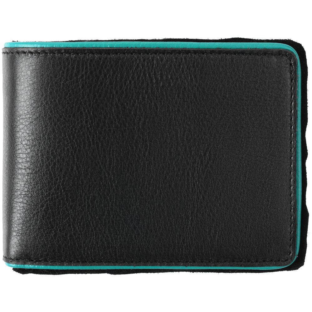 Кошелек Partinico, черный с бирюзовым — изображение 3