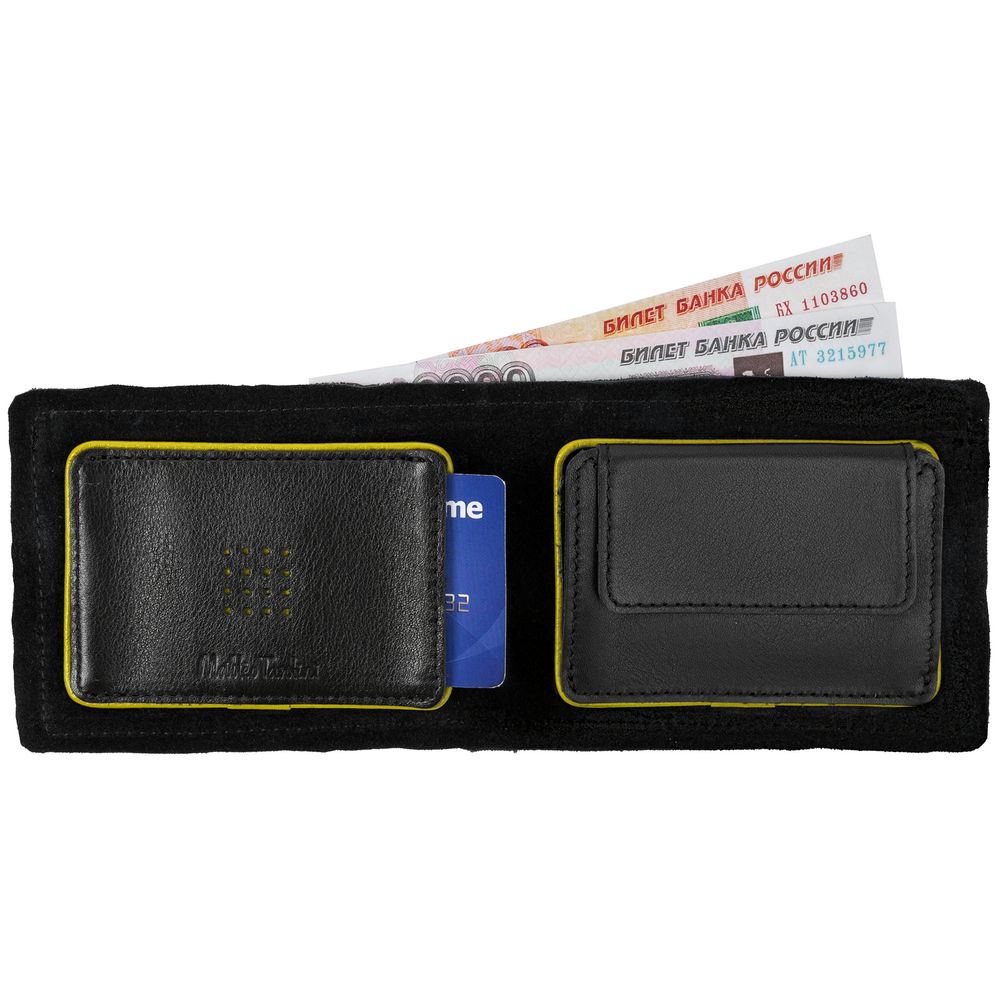 Кошелек Partinico, черный с желтым — изображение 6