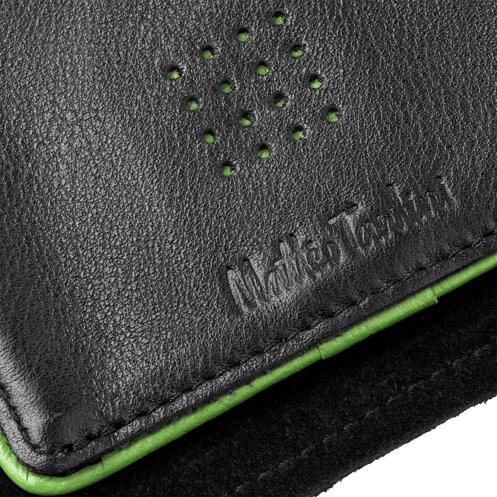 Кошелек Partinico, черный с зеленым — изображение 7