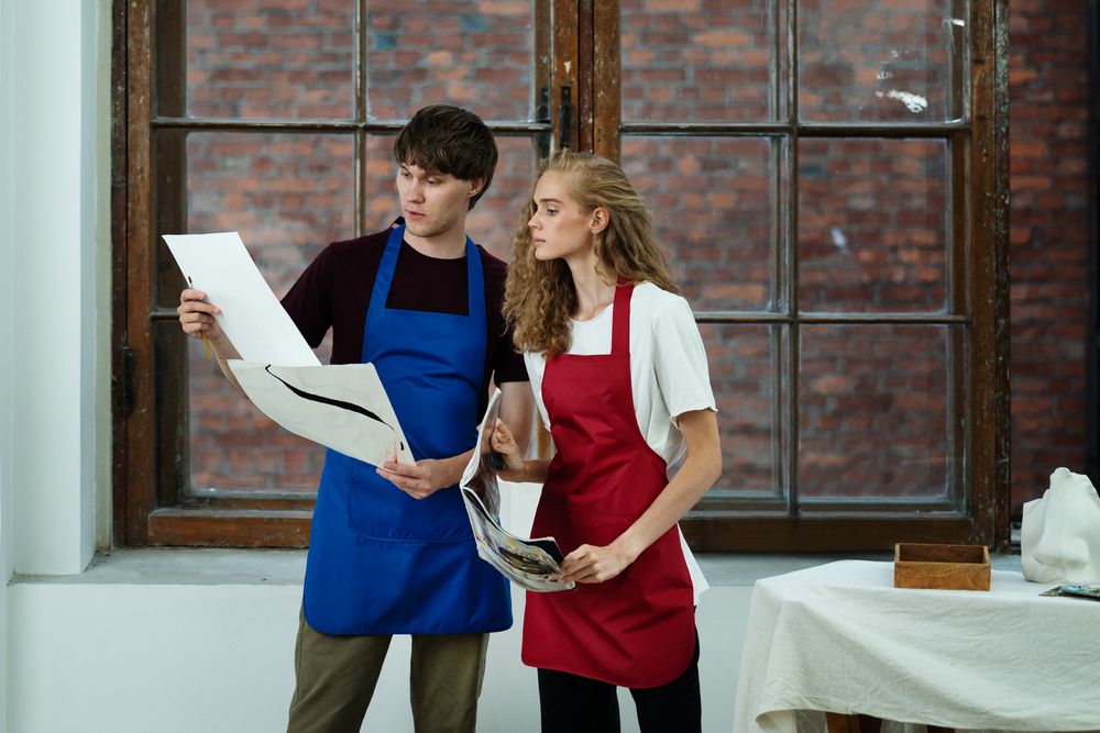 Фартук Neat, синий — изображение 4