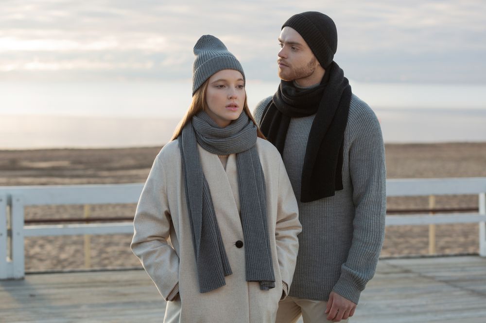 Шарф Alpine, серый — изображение 9