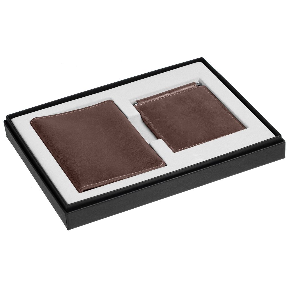 Набор Apache Billfold, темно-коричневый — изображение 8
