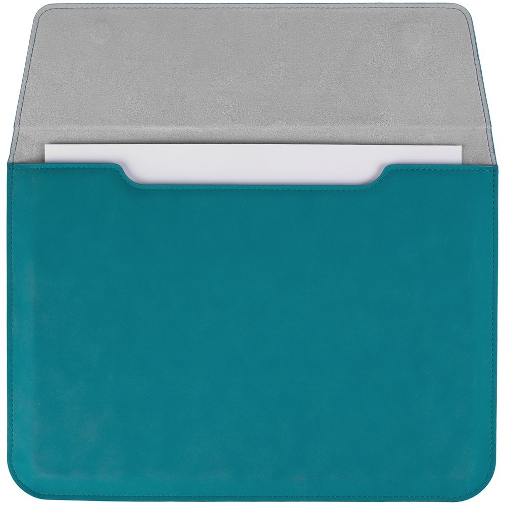 Чехол для ноутбука Nubuk, бирюзовый — изображение 5