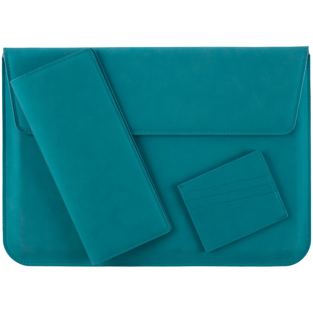 Чехол для ноутбука Nubuk, бирюзовый — изображение 7