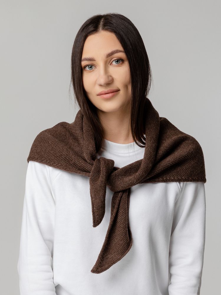 Косынка Dalia, темно-коричневая — изображение 8