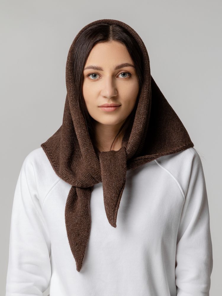 Косынка Dalia, темно-коричневая — изображение 6