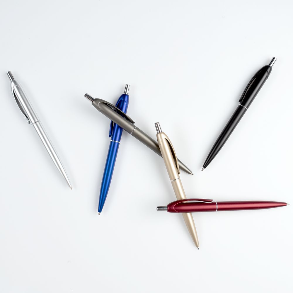 Ручка шариковая Bright Spark, серый металлик — изображение 7