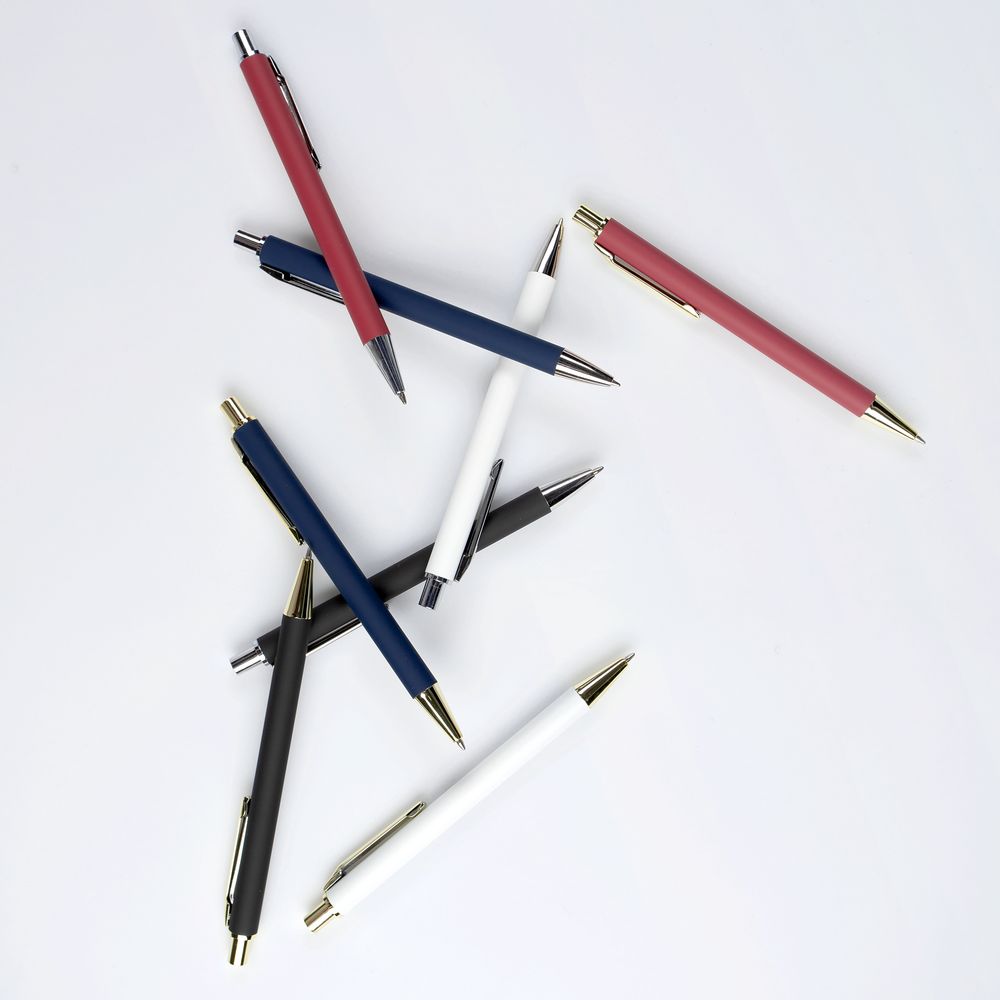 Ручка шариковая Lobby Soft Touch Chrome, черная — изображение 7