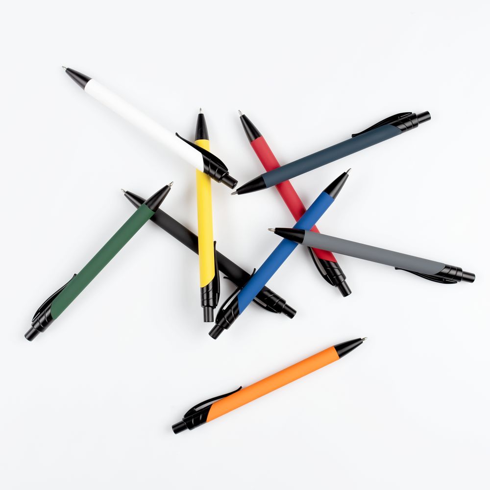 Ручка шариковая Undertone Black Soft Touch, серая — изображение 7