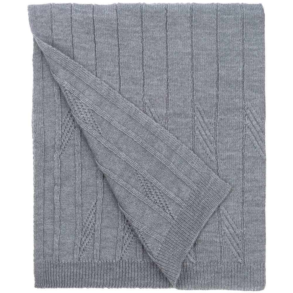 Плед Pluma, темно-серый (графит) — изображение 3