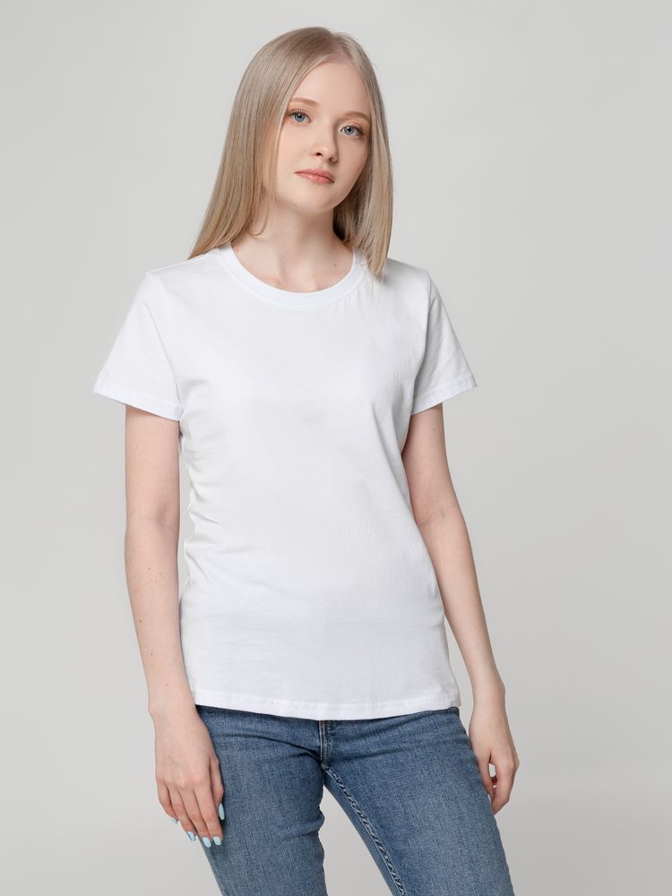 Футболка женская T-bolka Lady, белая — изображение 6