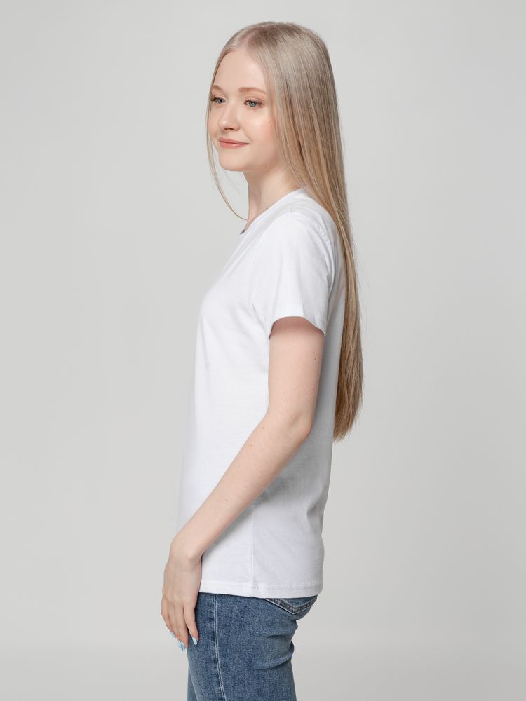 Футболка женская T-bolka Lady, белая — изображение 7