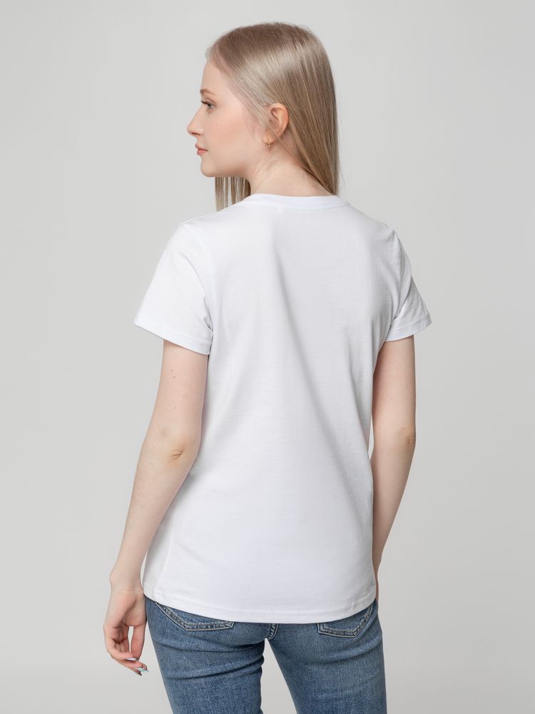 Футболка женская T-bolka Lady, белая — изображение 8