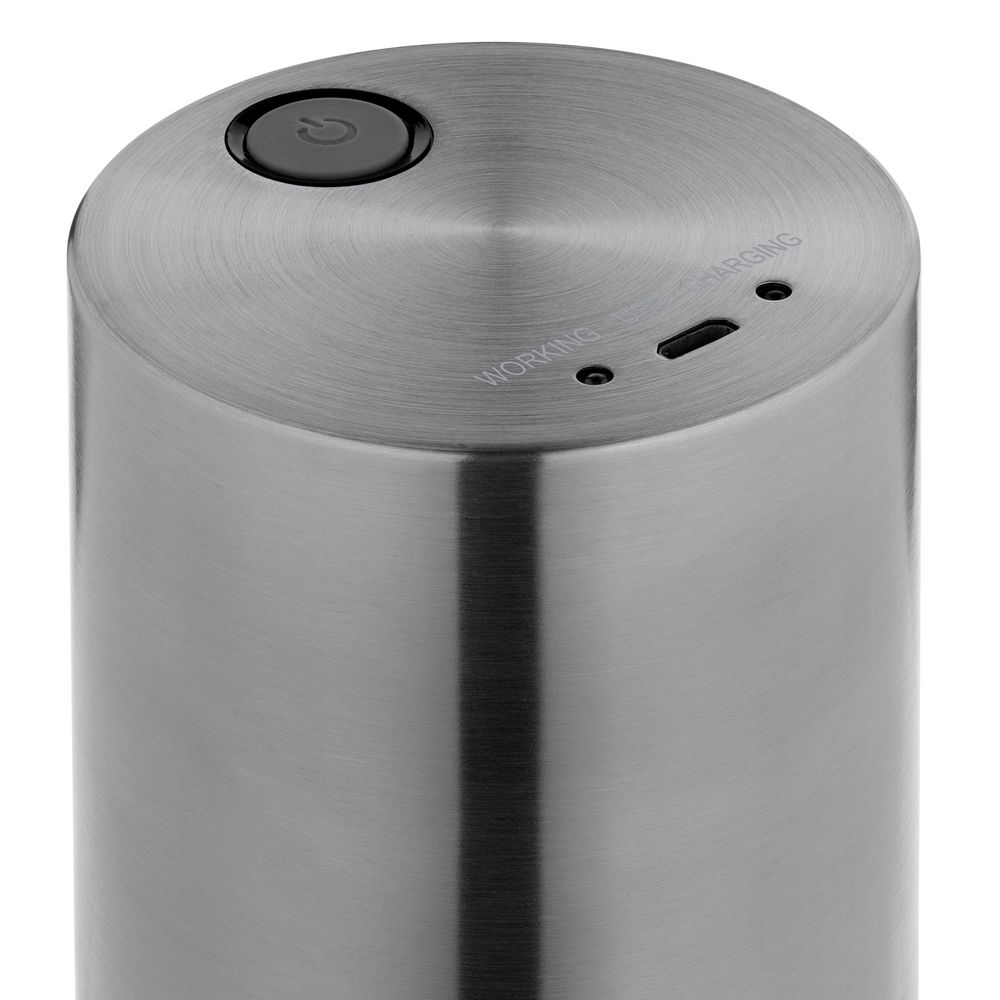 Портативная кофемолка Moxie, серебристо-черная — изображение 5