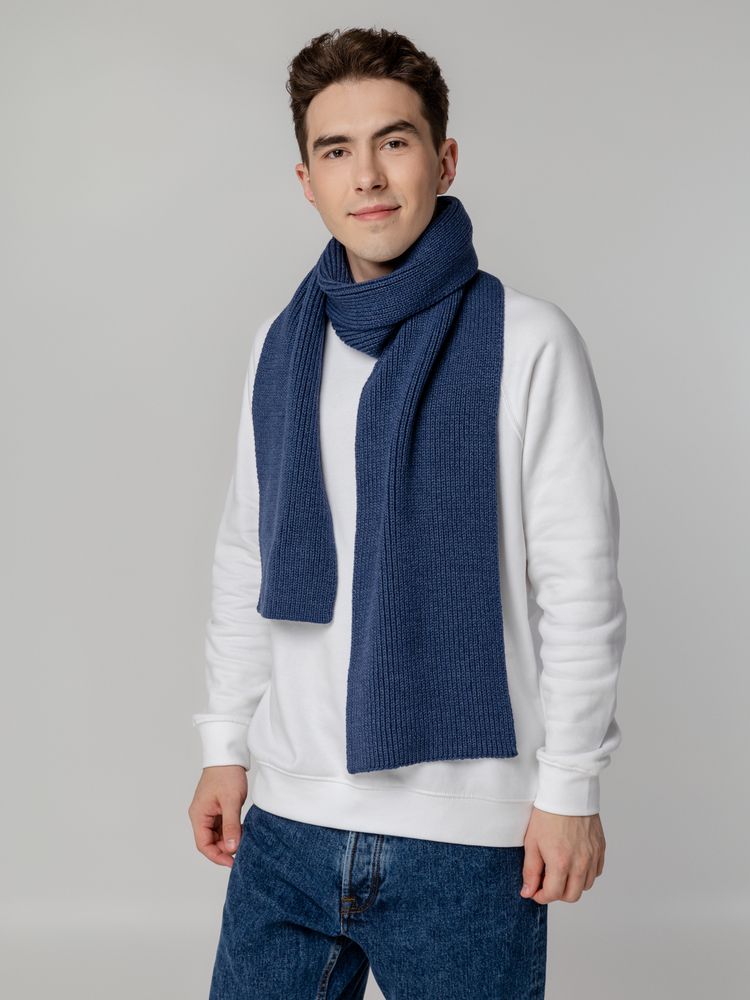Шарф Tommi, синий меланж — изображение 7