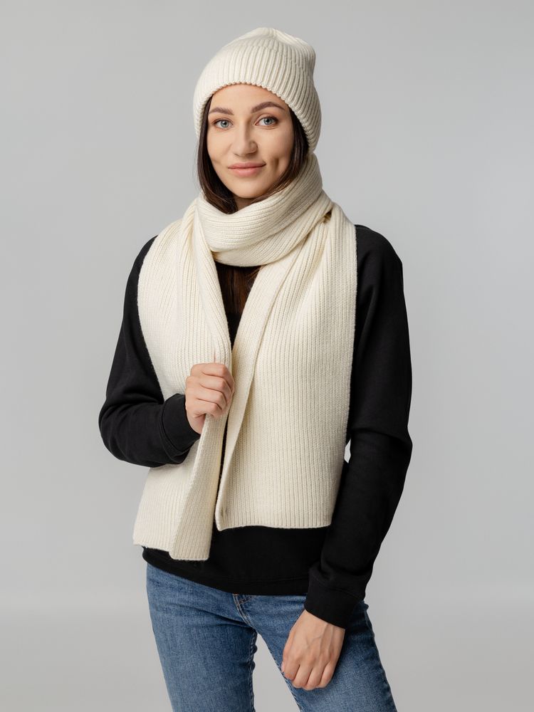 Шарф Tommi, молочно-белый (ванильный) — изображение 8