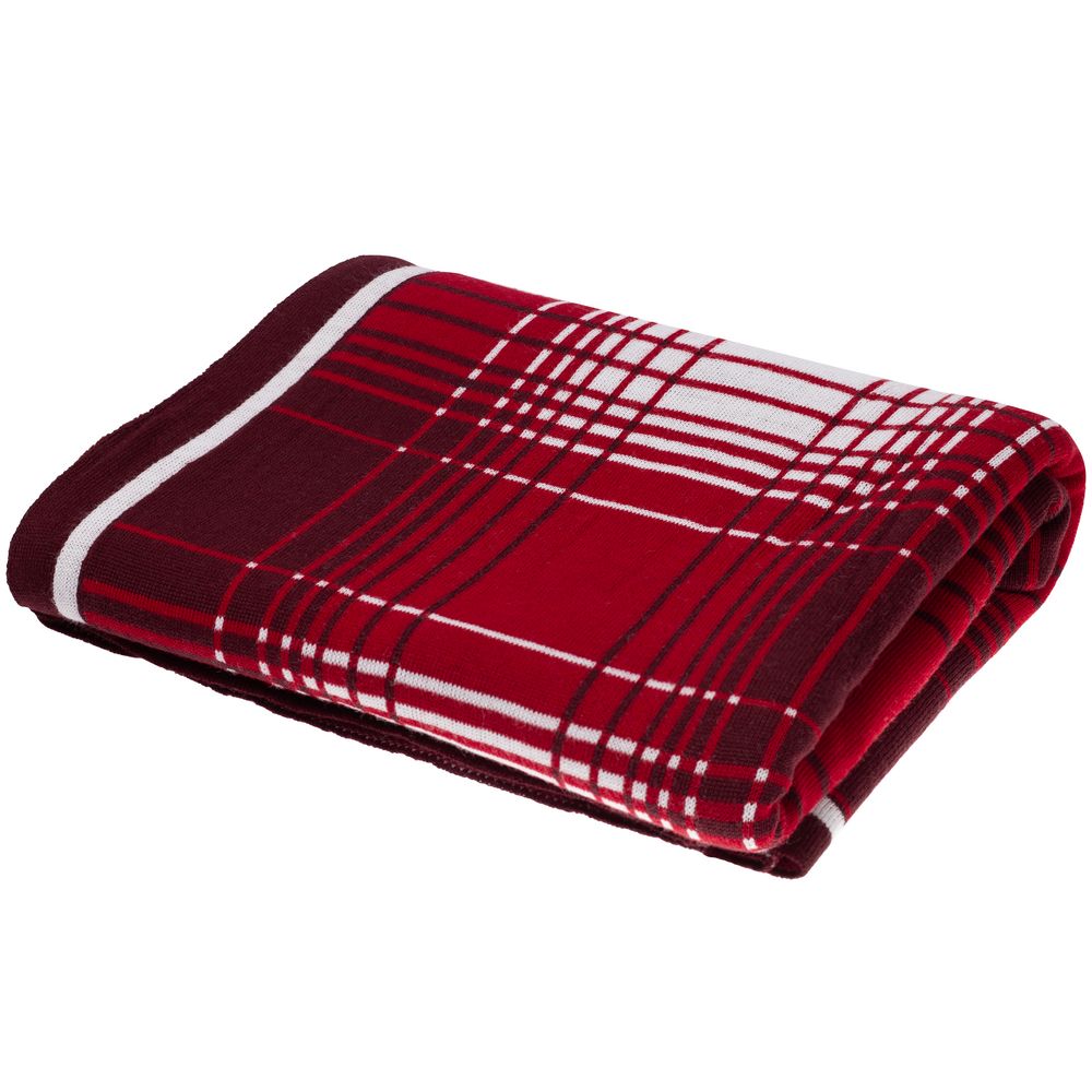 Плед Duotone, красный с белым — изображение 6