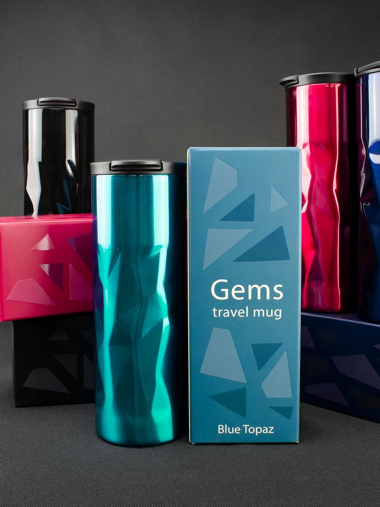 Термостакан Gems Black Sapphire, черный сапфир (синий) — изображение 10