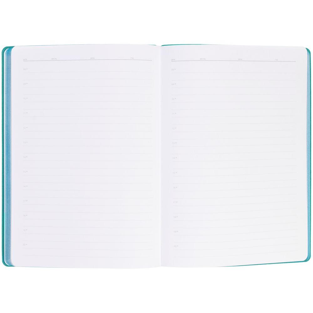 Ежедневник Flexpen Shall, недатированный, бирюзовый — изображение 9