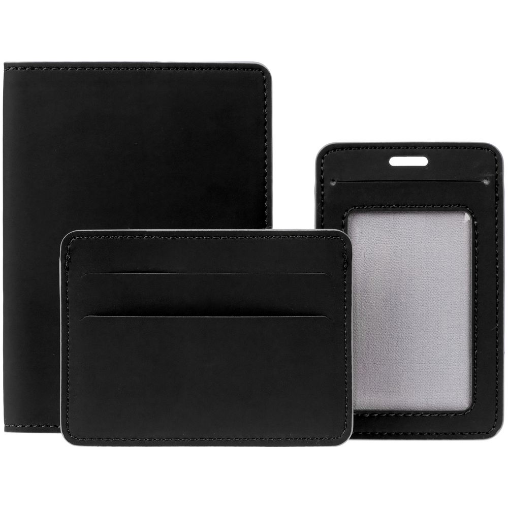 Чехол для карточек Shall Simple, черный — изображение 7