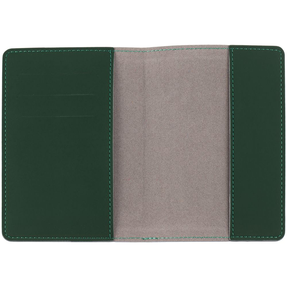 Обложка для паспорта Shall Simple, зеленый — изображение 3