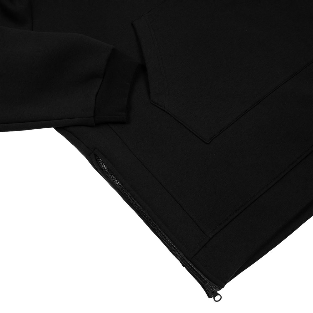 Худи унисекс оверсайз Easy Street, черное — изображение 4