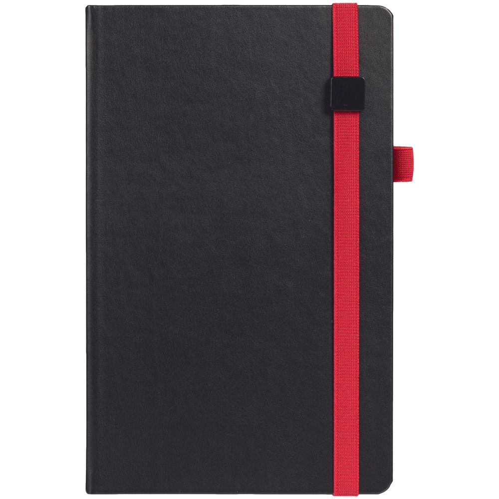 Ежедневник Ton Black, недатированный, черный с красным — изображение 3