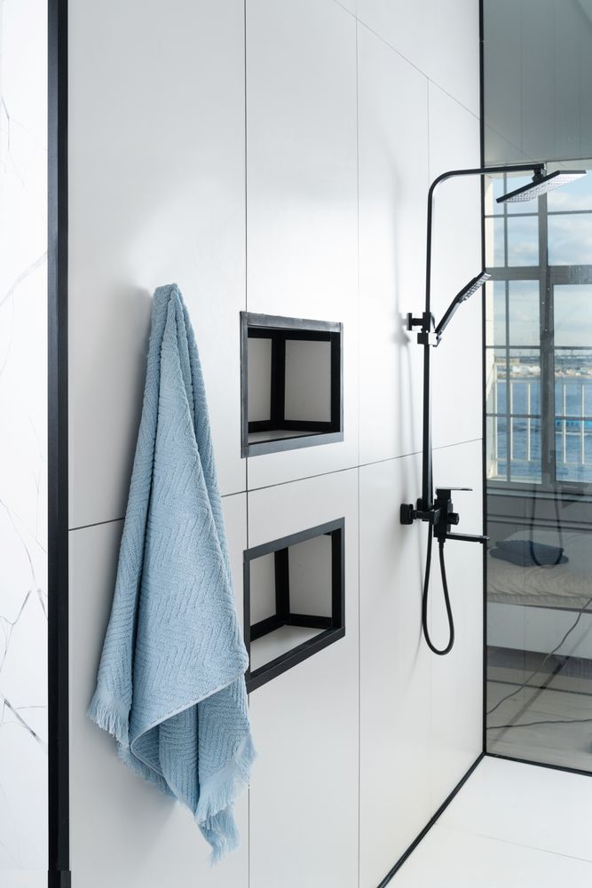 Полотенце Morena, большое, синее — изображение 9