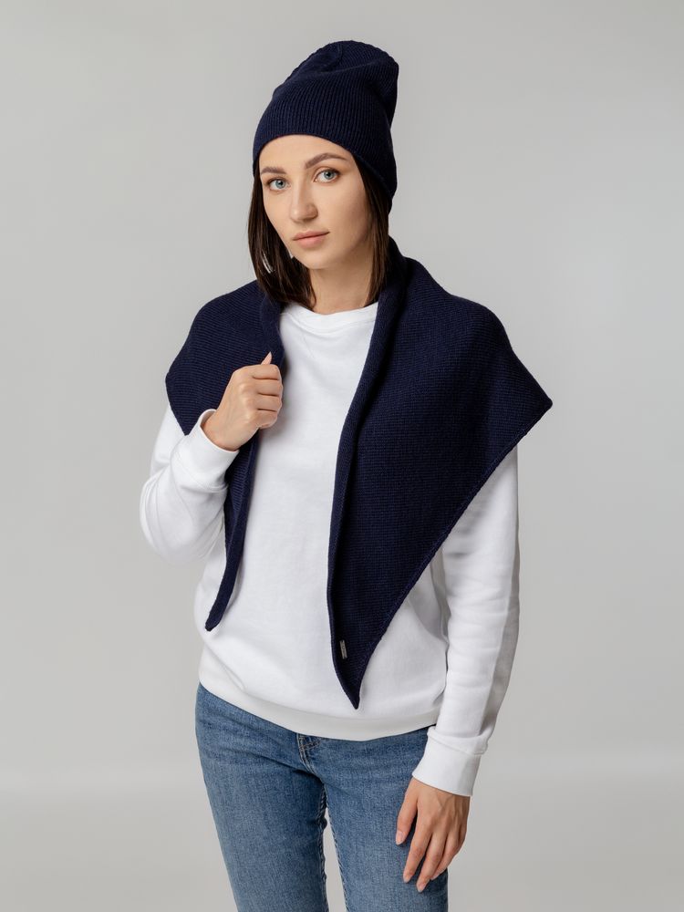 Шапка Dalia, темно-синяя — изображение 8