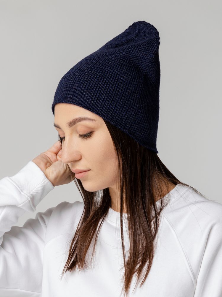 Шапка Dalia, темно-синяя — изображение 7