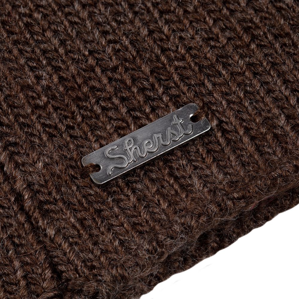 Шапка Dalia, темно-коричневая — изображение 4