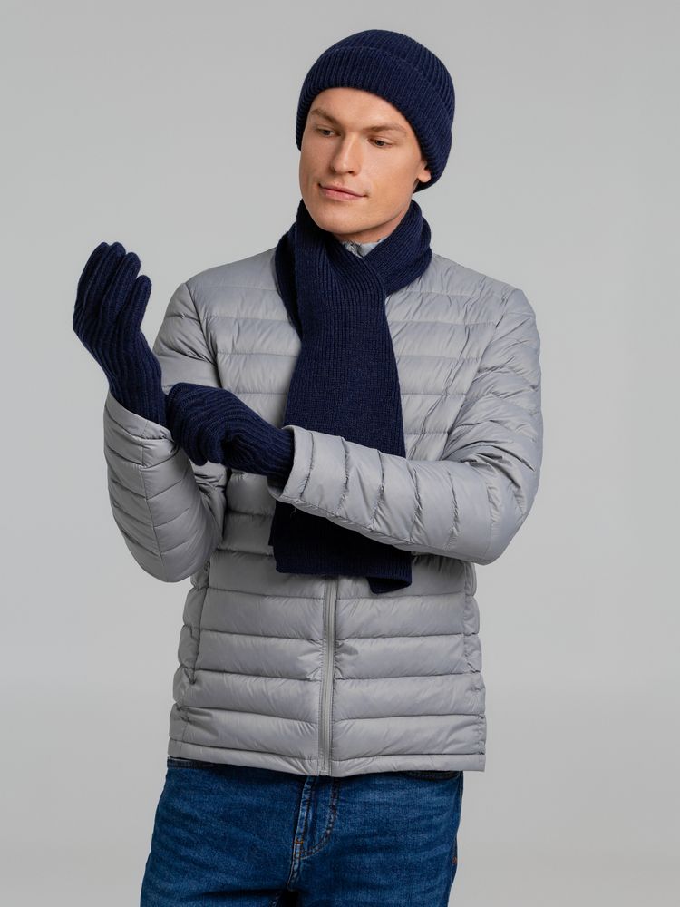 Перчатки Bernard, темно-синие — изображение 5