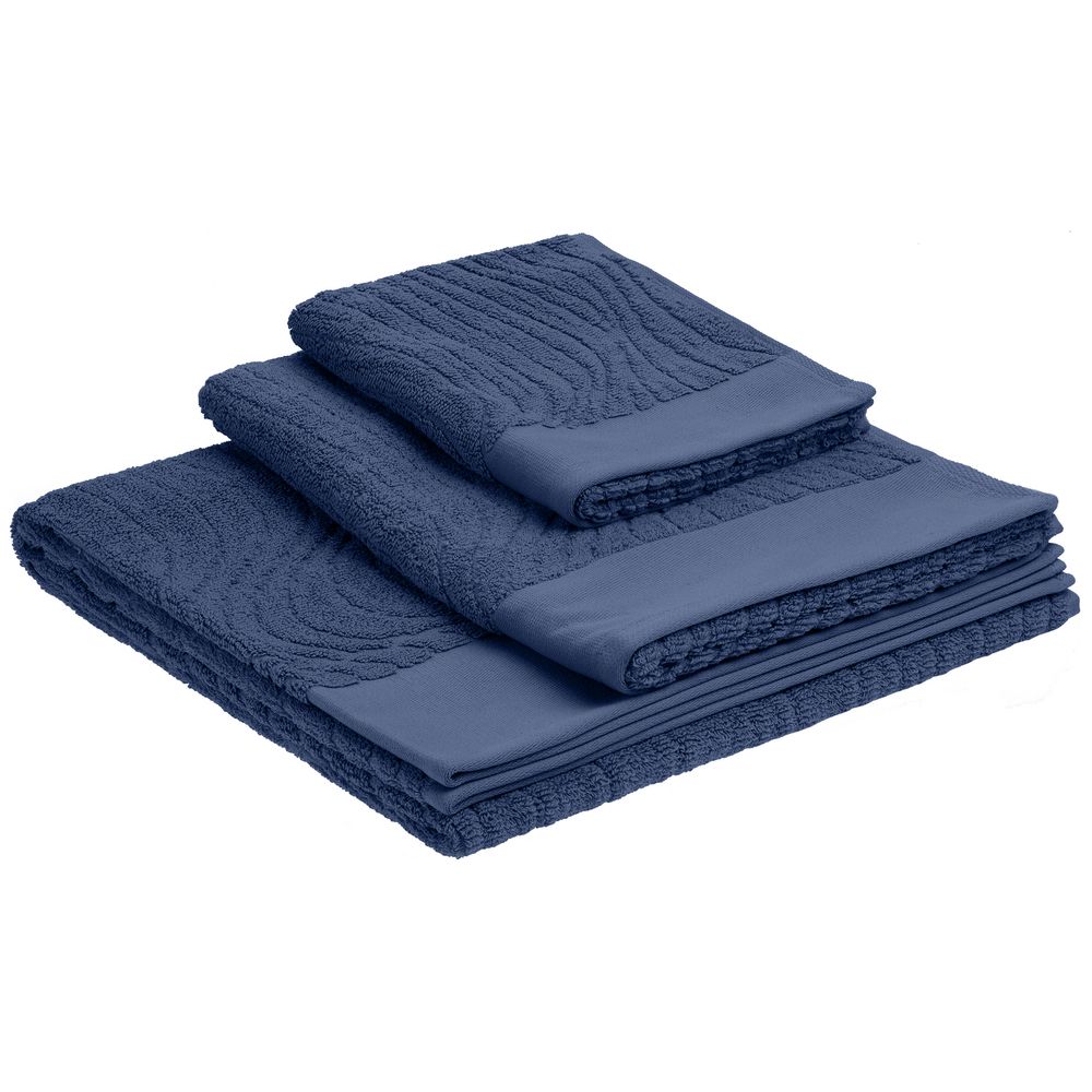 Полотенце New Wave, малое, синее — изображение 5