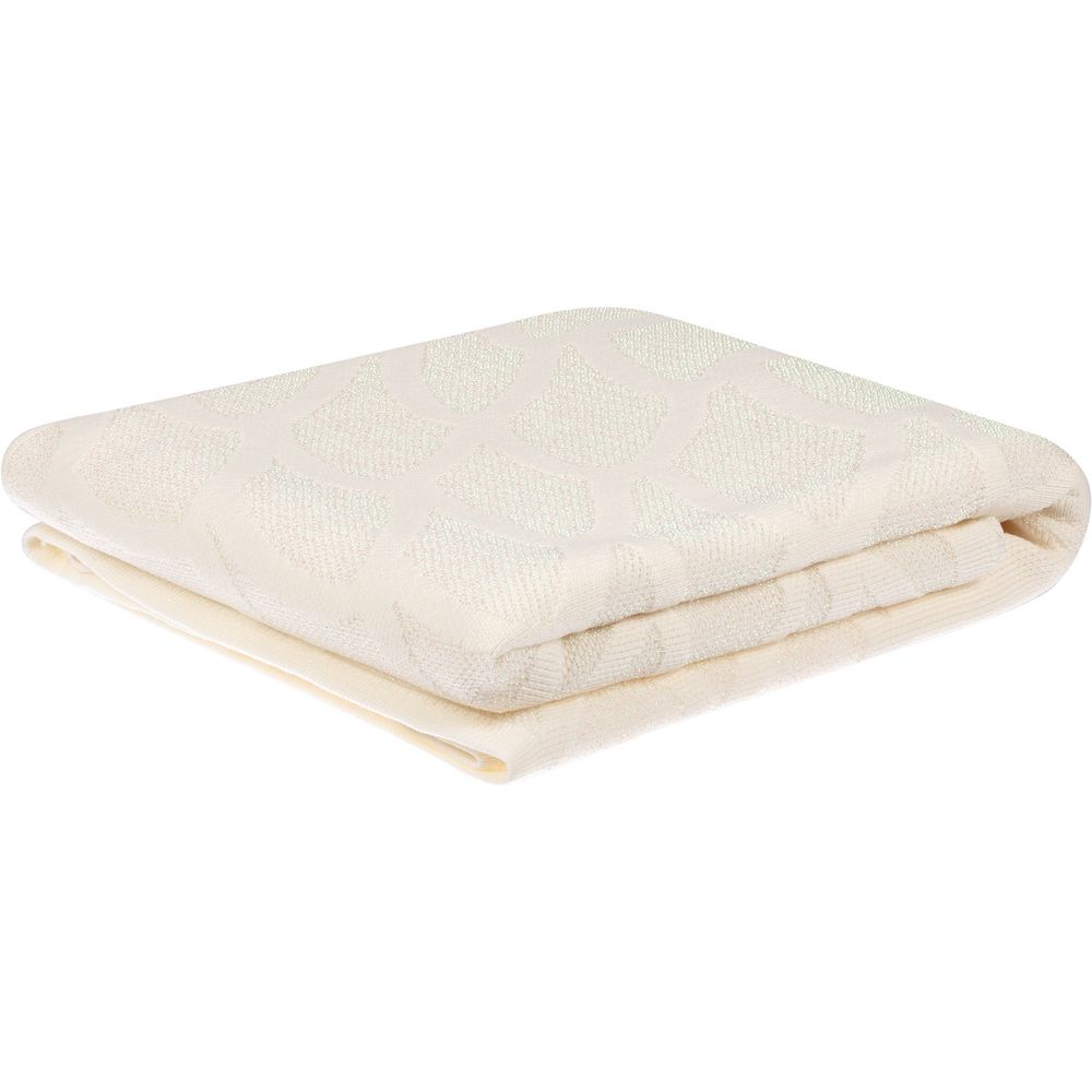 Плед Serpentica, молочный с люрексом — изображение 6