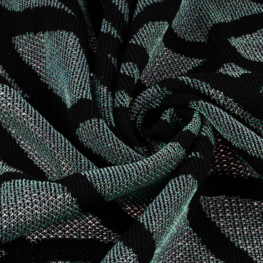 Плед Serpentica, черный с люрексом — изображение 5