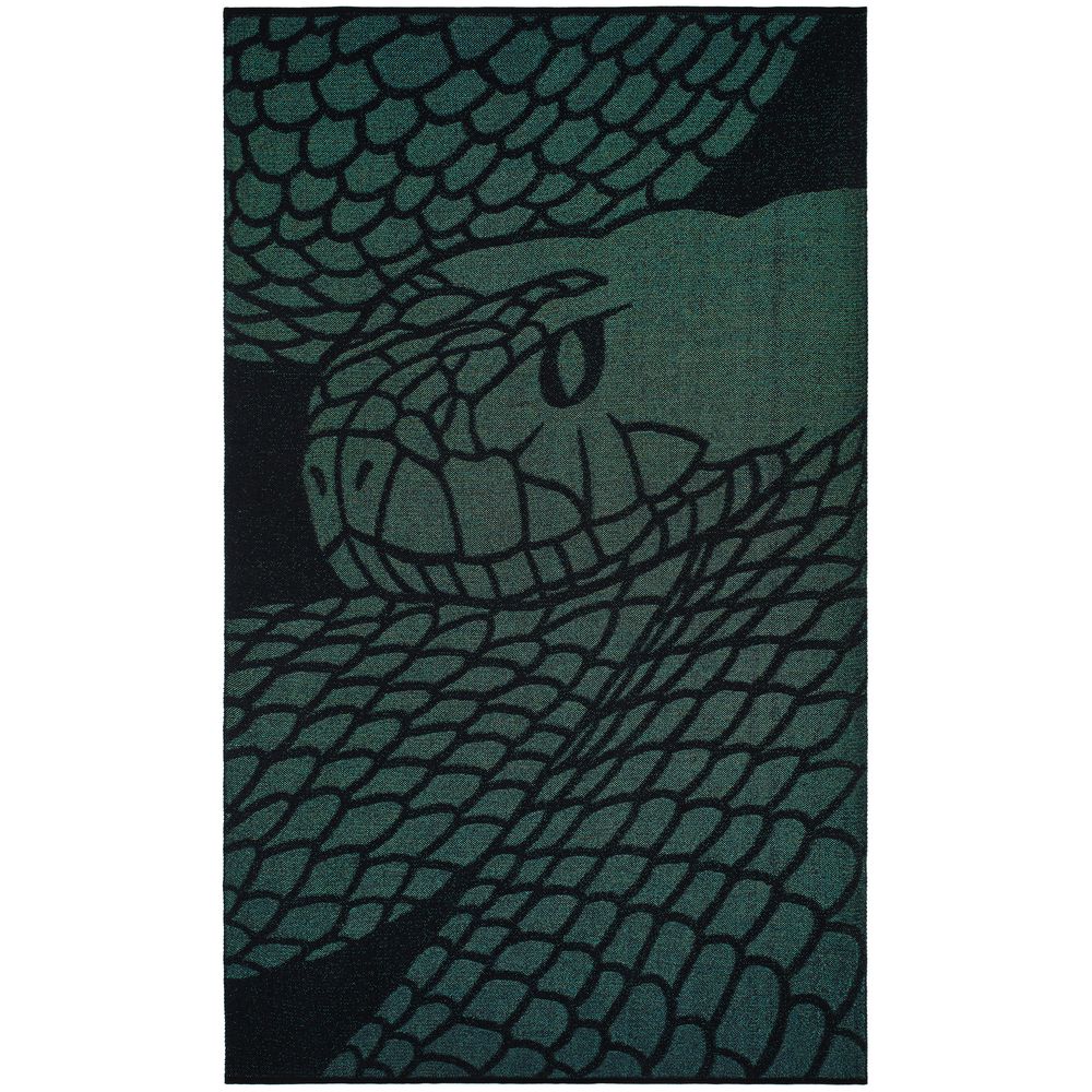 Плед Serpentica, черный с люрексом — изображение 4