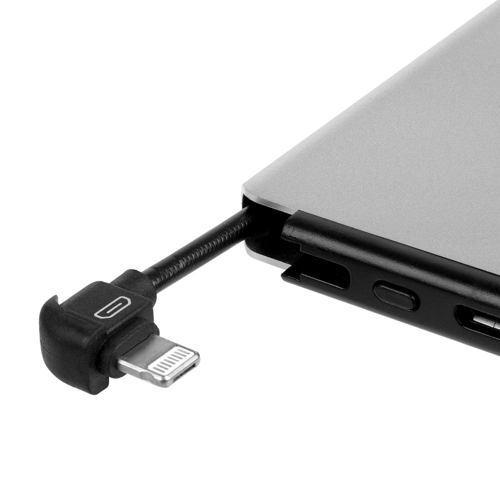 Металлический аккумулятор Double Reel 5000 мАч, серебристый — изображение 6