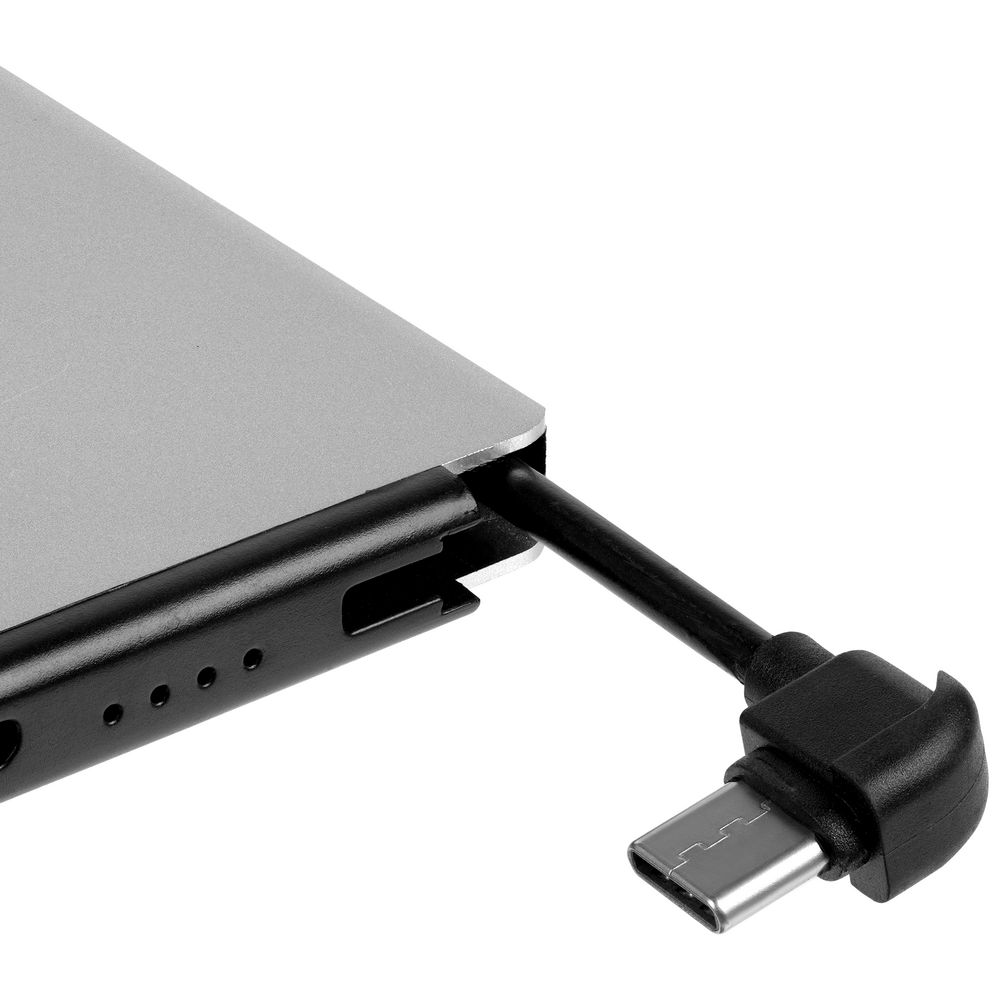 Металлический аккумулятор Double Reel 5000 мАч, серебристый — изображение 5