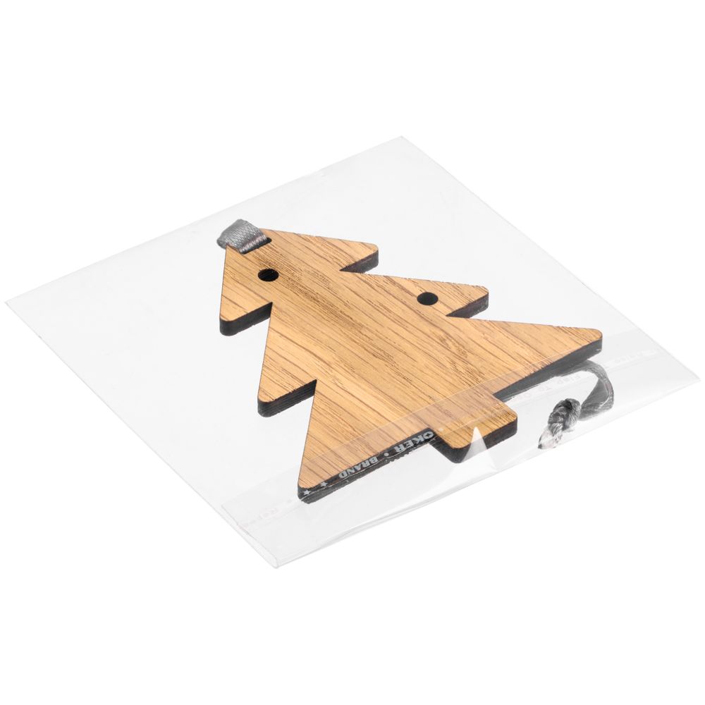 Деревянная подвеска Christmate, елочка — изображение 4