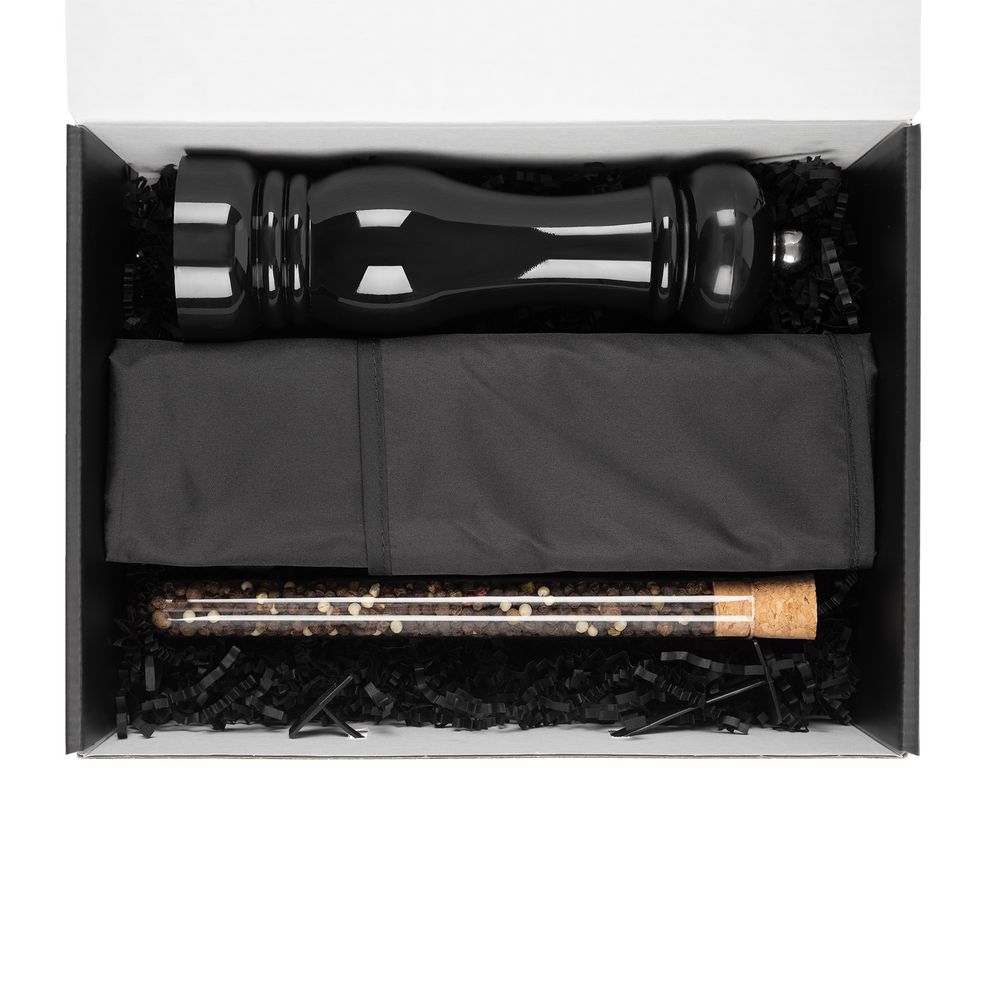 Набор Gambit с мельницей и фартуком, черный — изображение 4