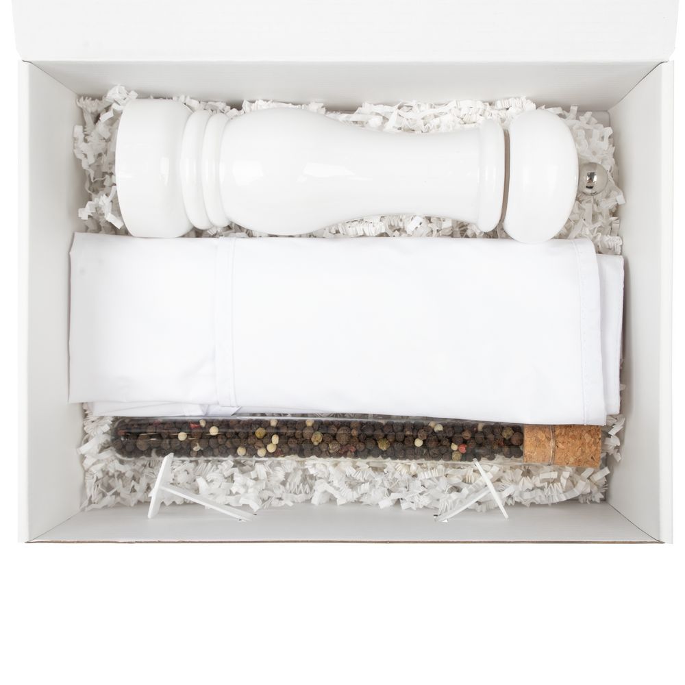 Набор Gambit с мельницей и фартуком, белый — изображение 4