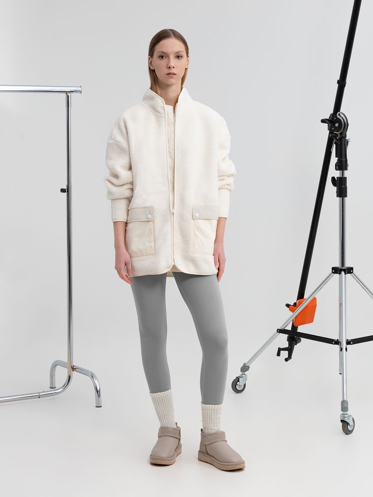 Куртка унисекс Oblako, молочно-белая — изображение 10