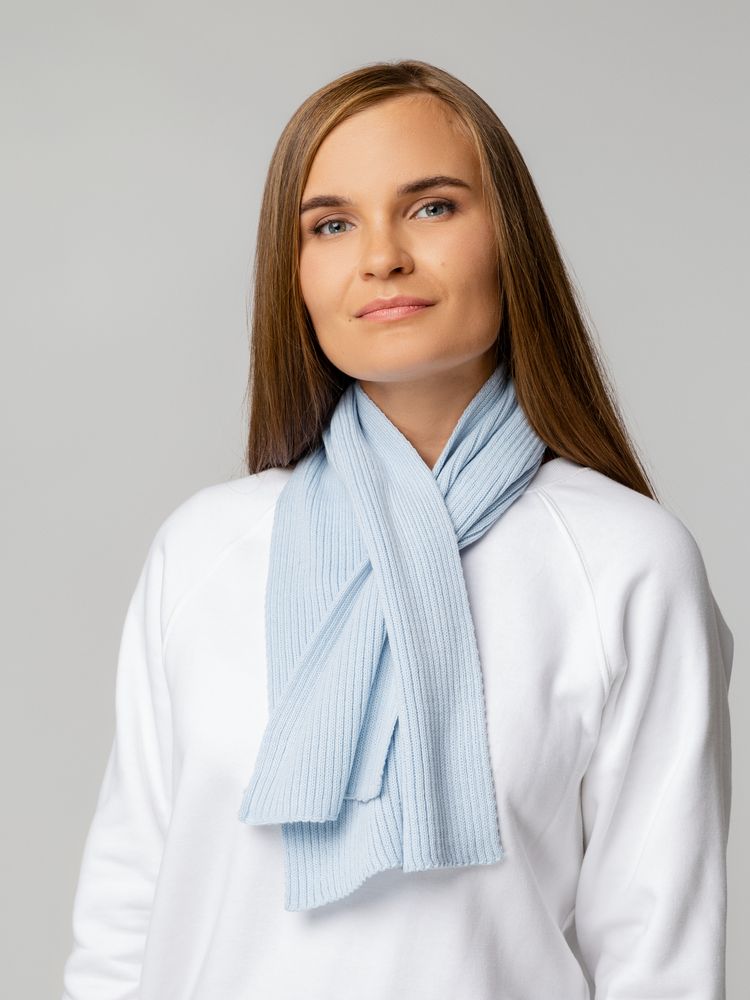 Шарф Yong, голубой — изображение 5