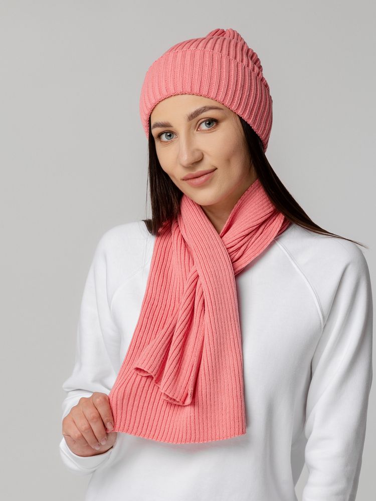 Шарф Yong, розовый — изображение 6